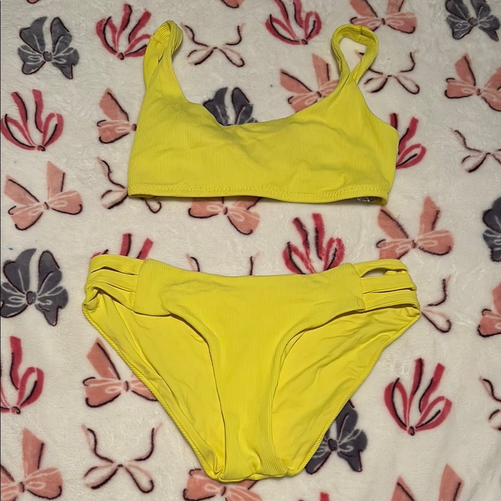 BECCA Yellow Bikini Set